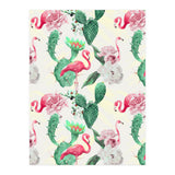Flamingos, geometric and flowers (Print Only) thumbnail