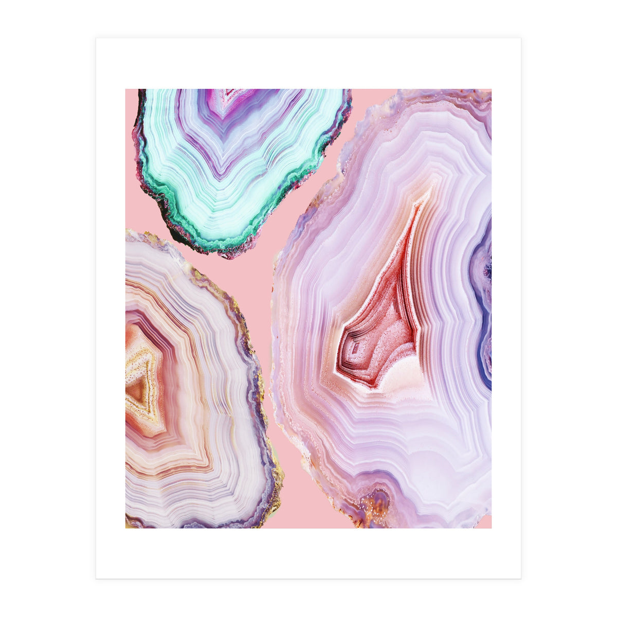 Mineral Agates #Glam collection (Print Only)