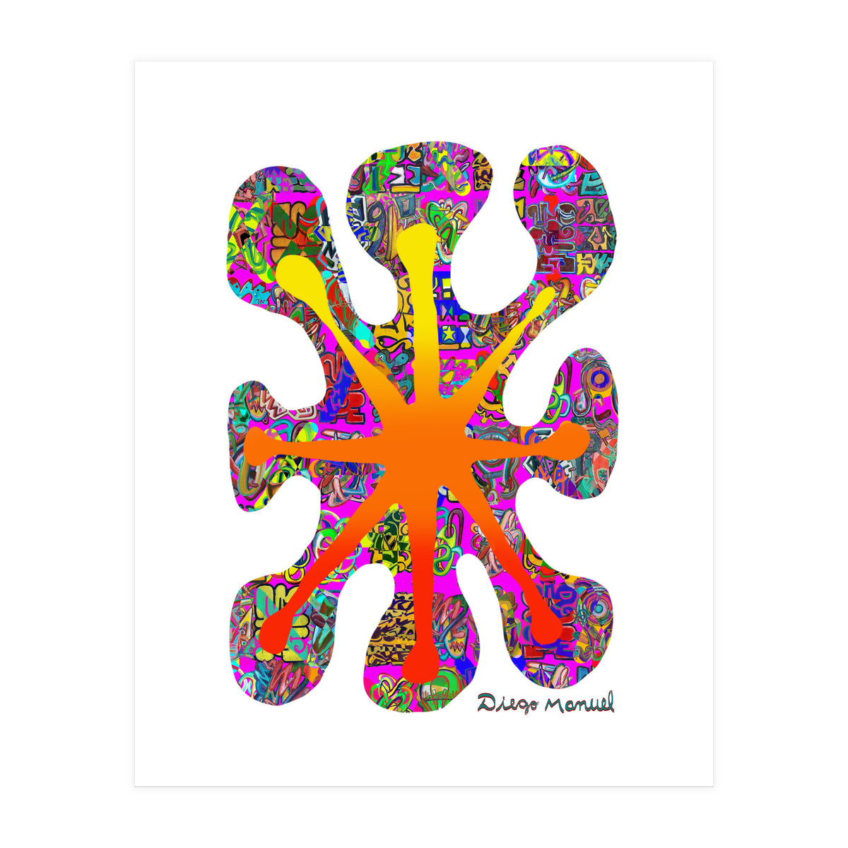 Fuego 44 Copia (Print Only)