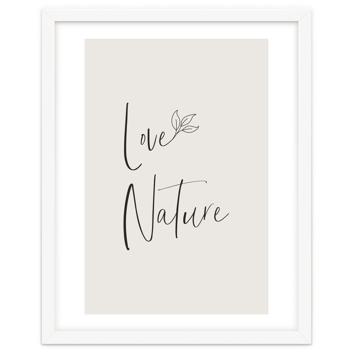 Love nature - minimalist