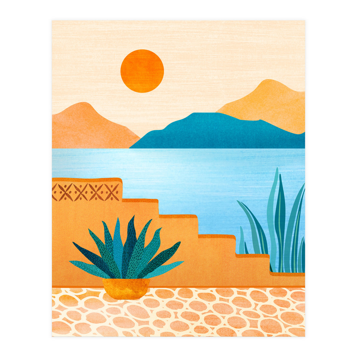 Baja Landscape Illustration (Print Only)