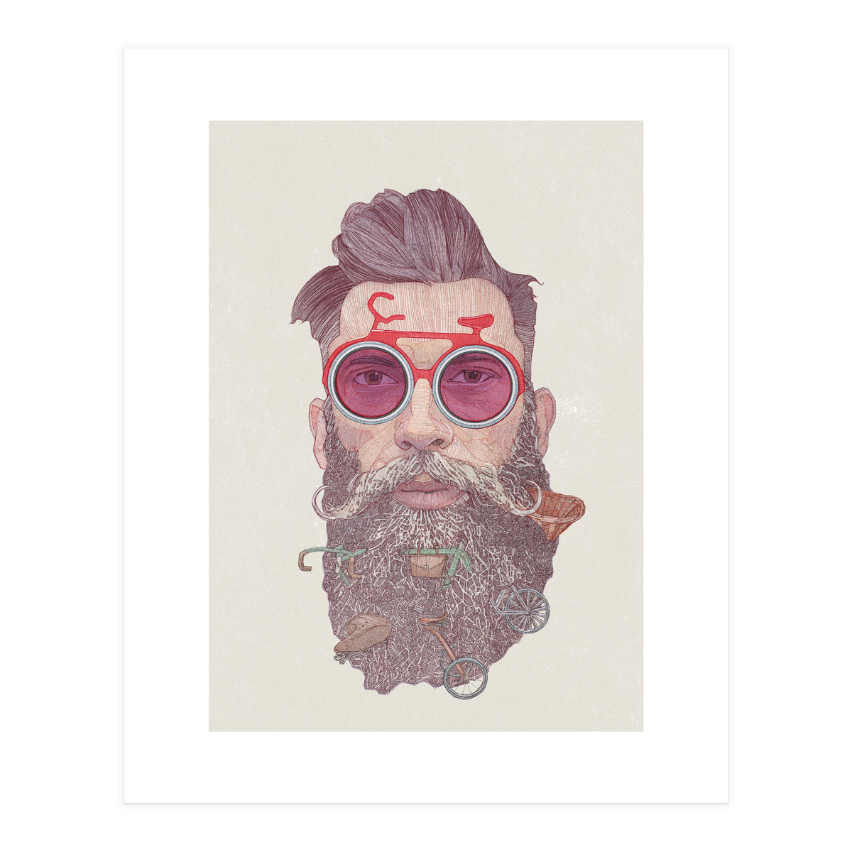 Hipster Dude (Print Only)