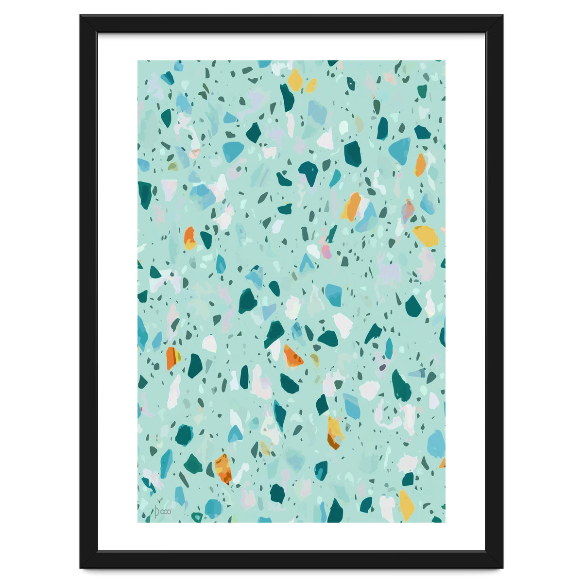 Blue Terrazzo