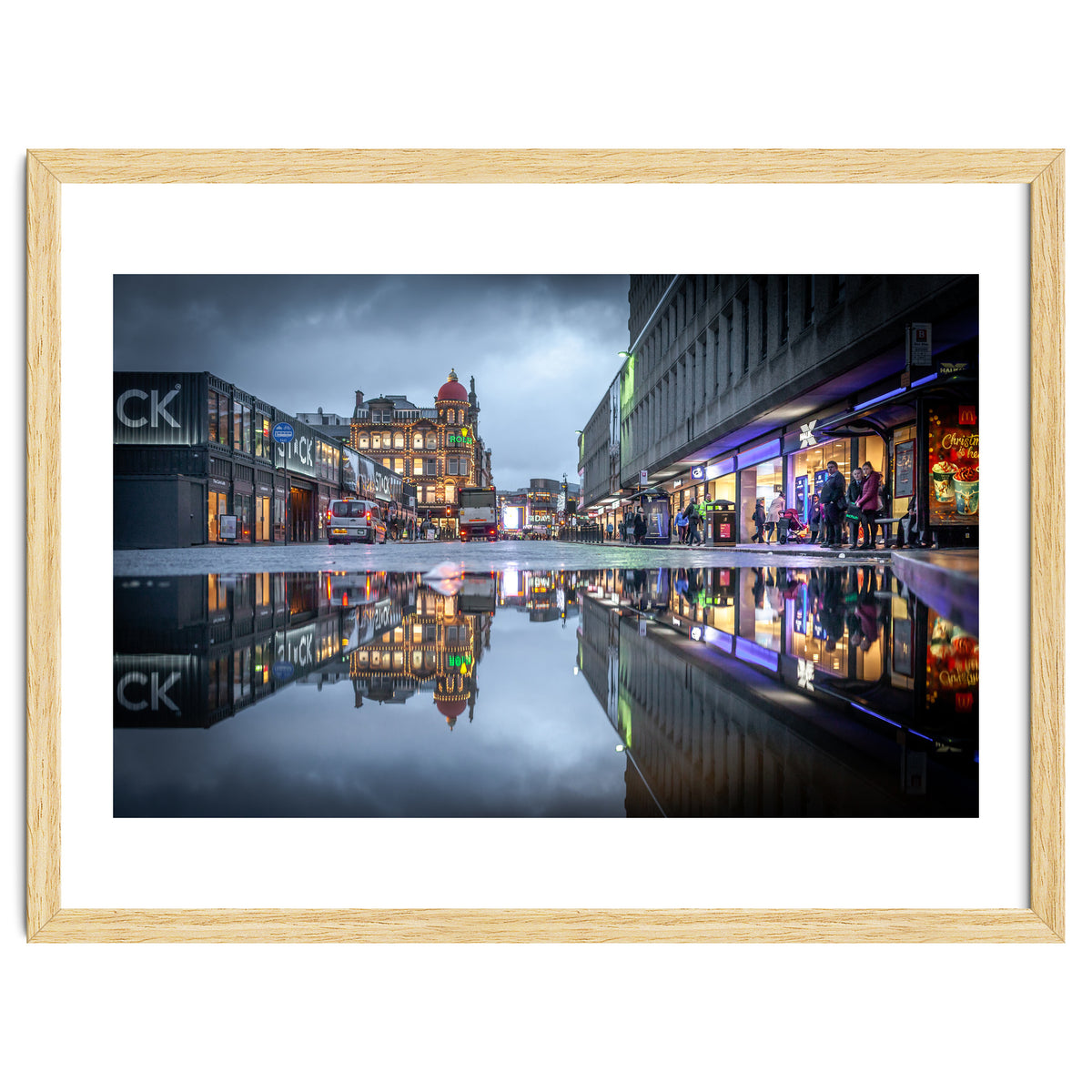 City reflection Newcastle upon tyne