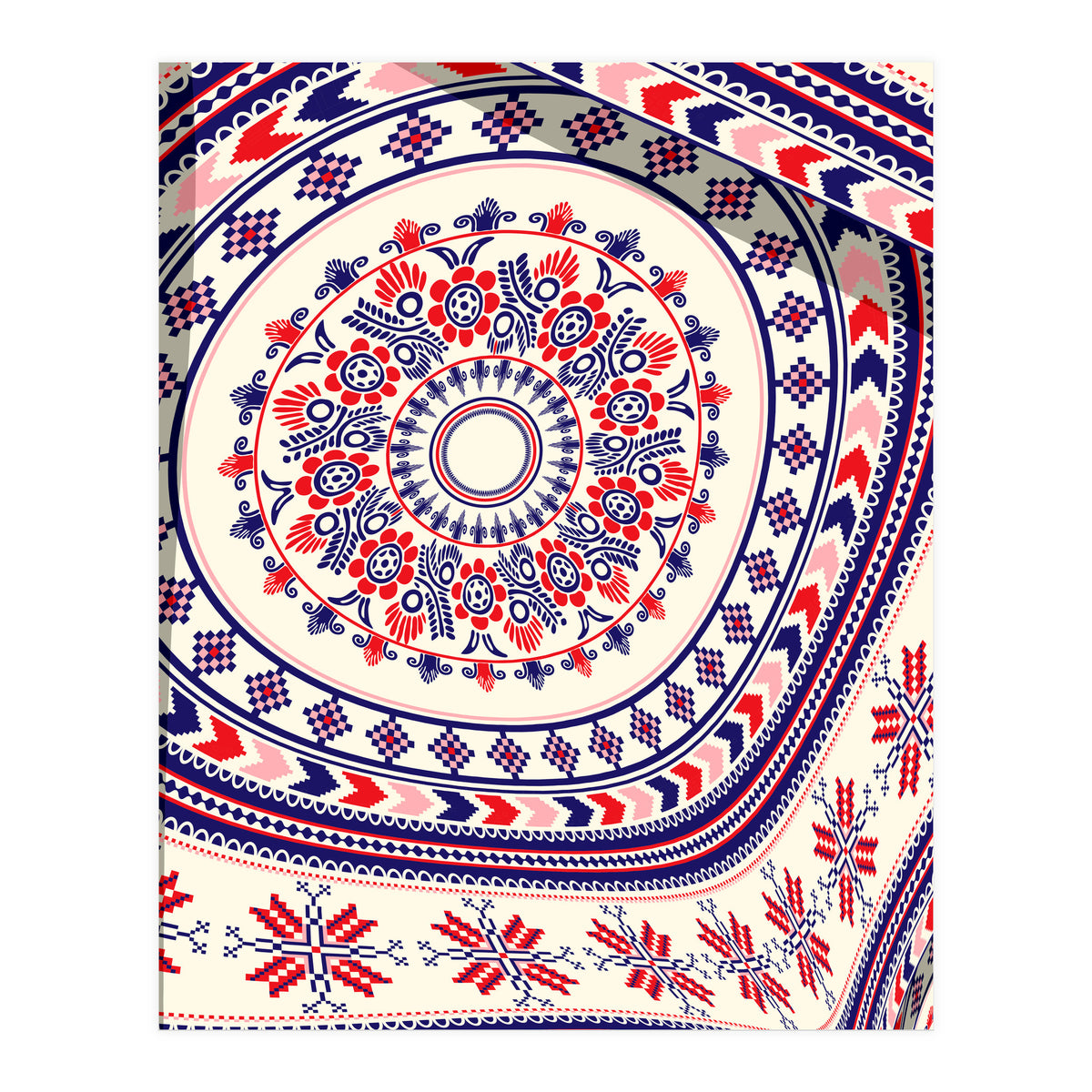 Romanian embroidery background 22 (Print Only)