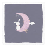 Baby Bunny And Moon (Print Only) thumbnail
