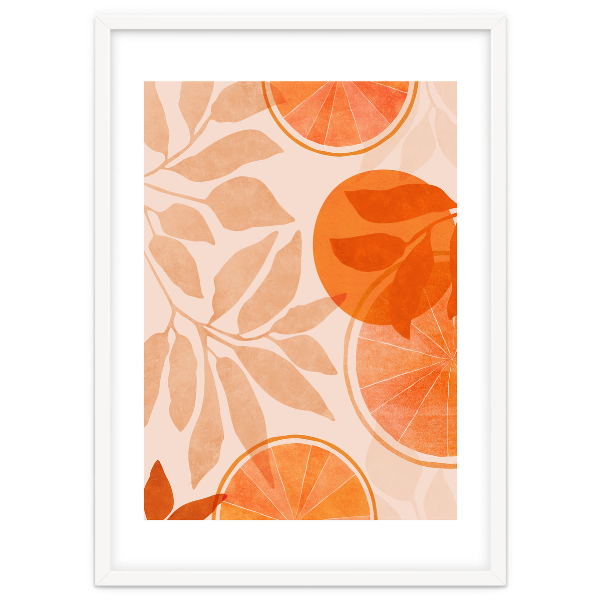 Orange Citrus Collage