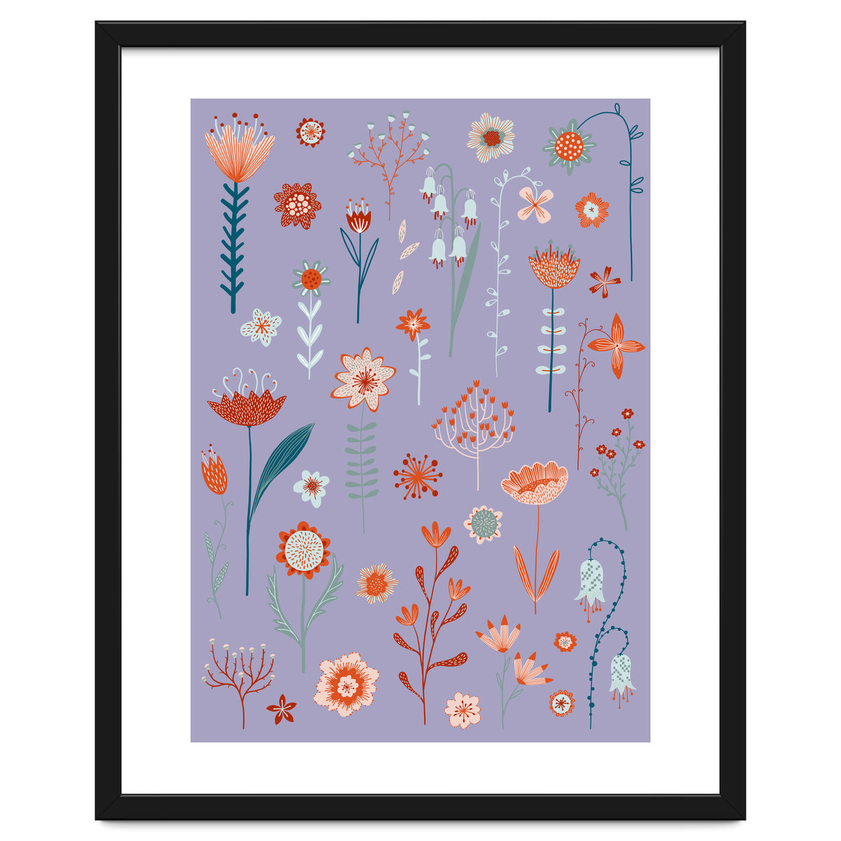 Flowers Of The Summer Purple