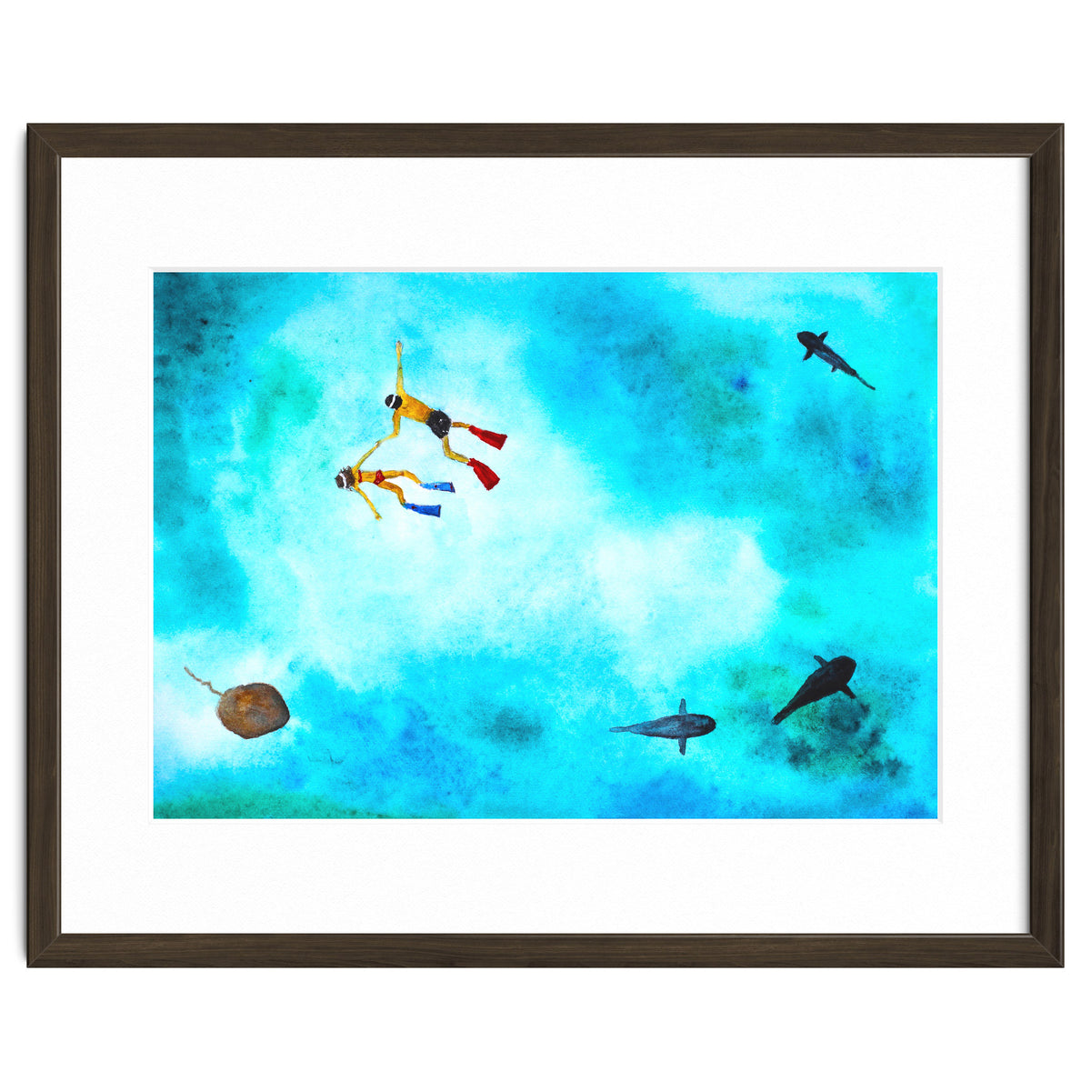 One summer day || watercolor