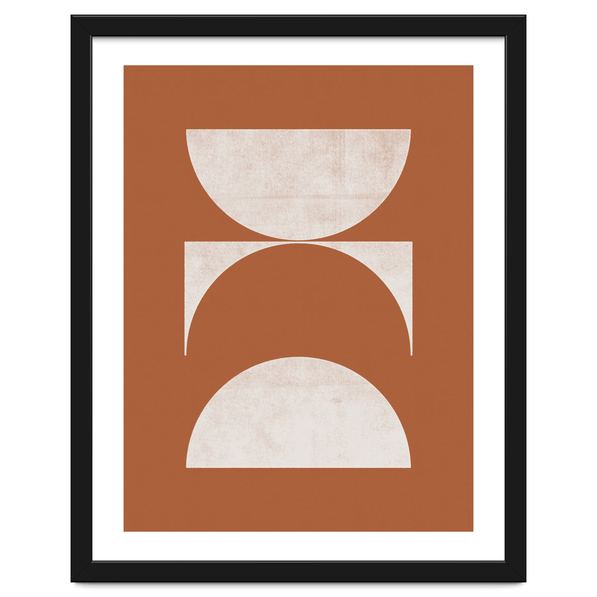 Mid-Century Modern No.21 - Woodblock Print