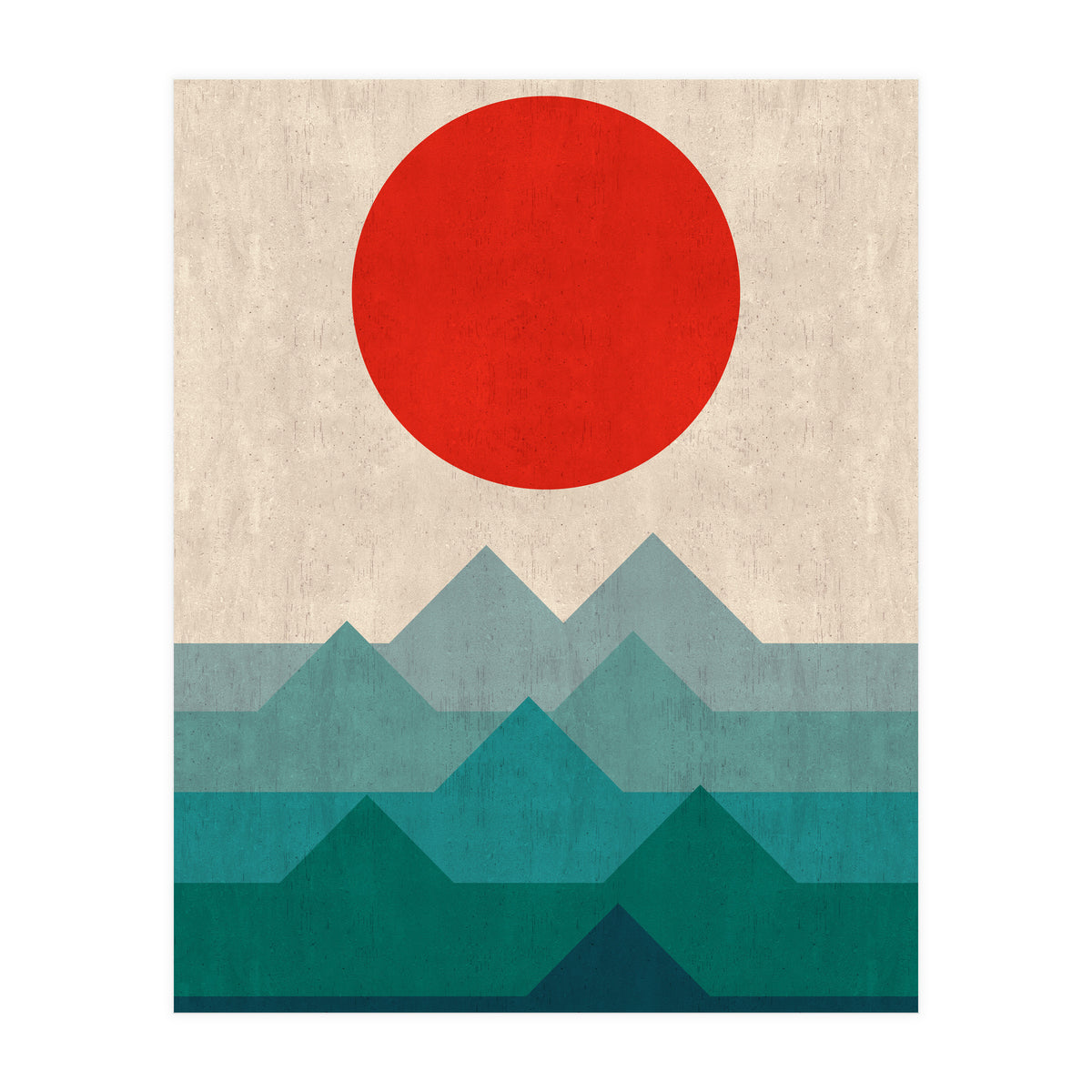 Geometric landscape I (Print Only)