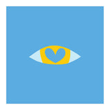Heart Eye - BLUE (Print Only) thumbnail