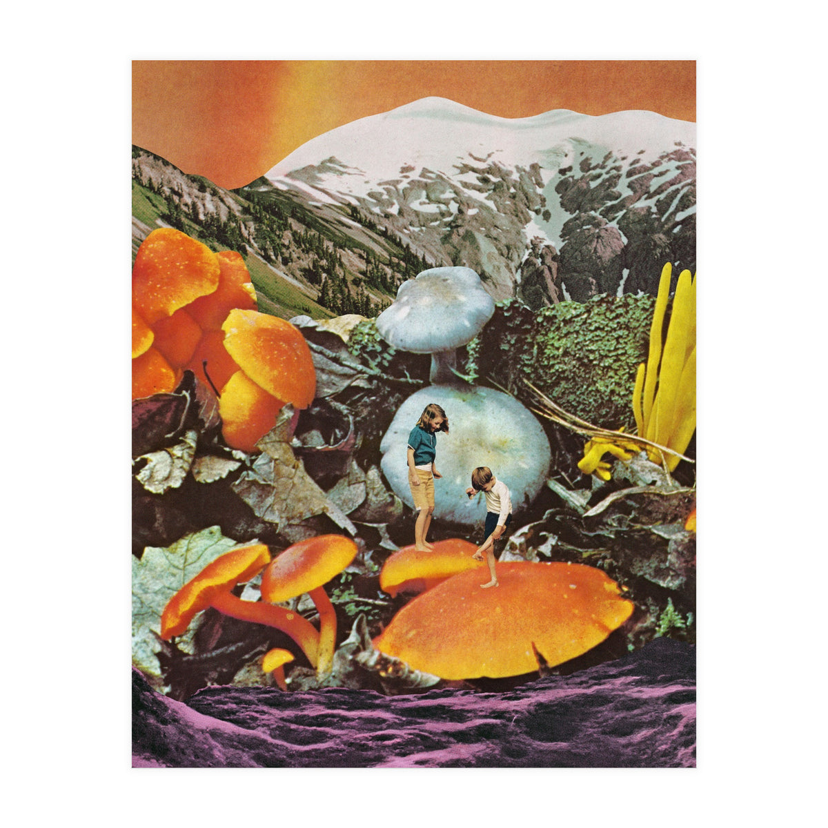 Glowing Mushrooms (Print Only)