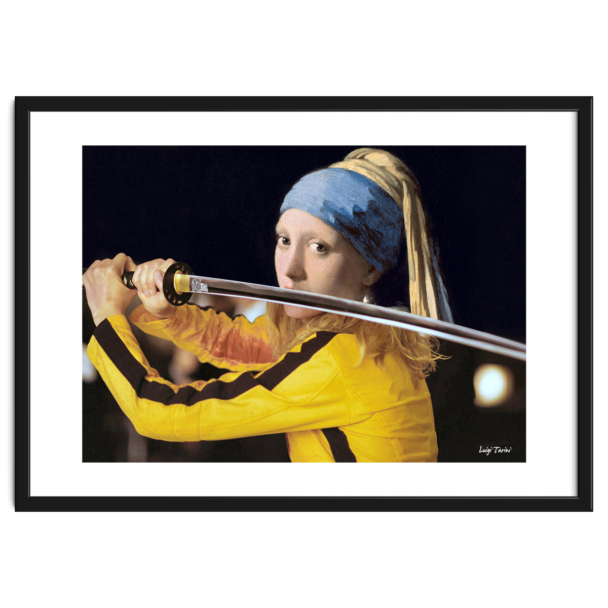 Vermeer's Girl with a Pearl Earring & Beatrix Kiddo From Kill Bill