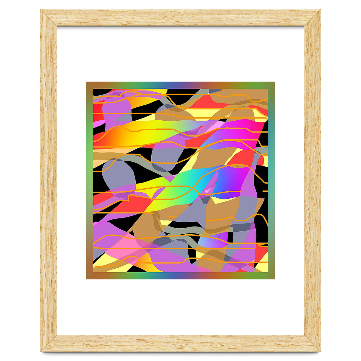 ABSTRACT COLOR BANDS