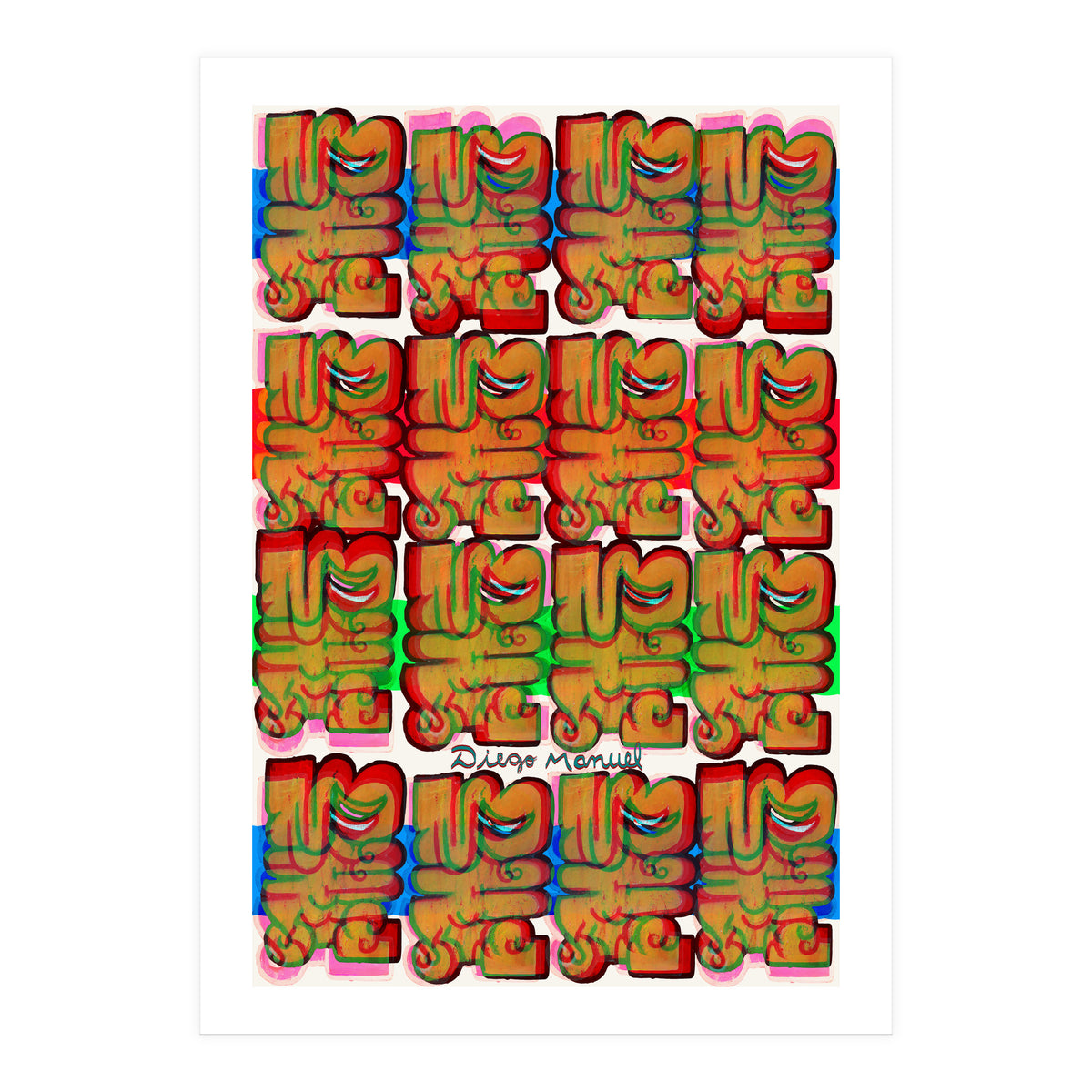 Graffitis 2021 Tapiz 131 (Print Only)