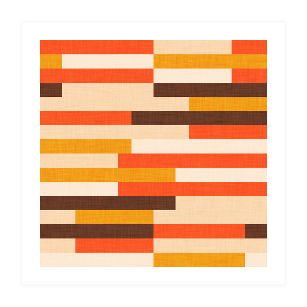Classic Mid Mod Kilim Stripes  (Print Only)