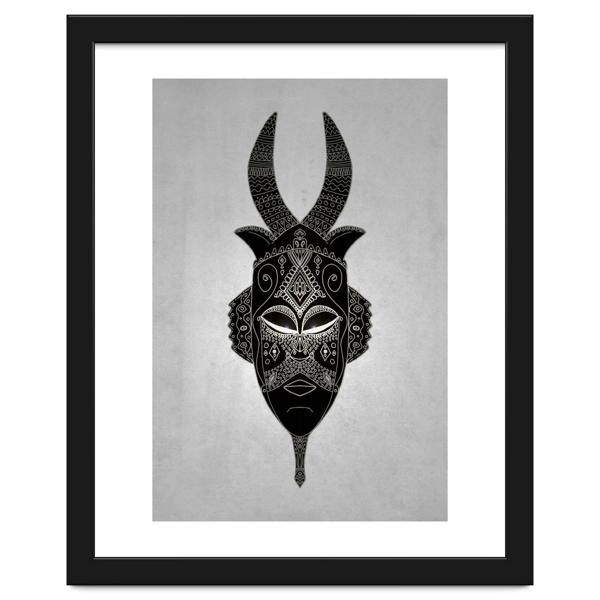 Horned Tribal Mask