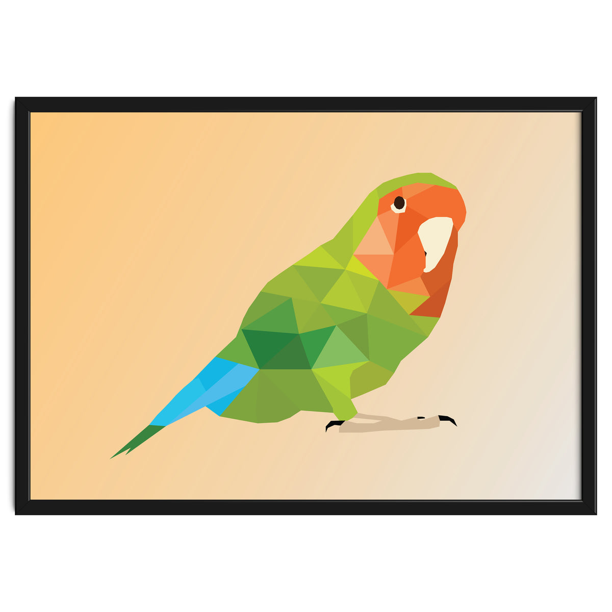 Parrot Low Poly Art