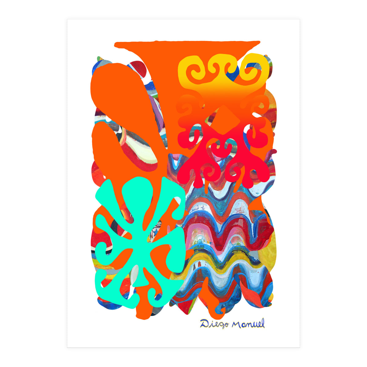 Pop Abstract Asimetrico 6 Copia (Print Only)