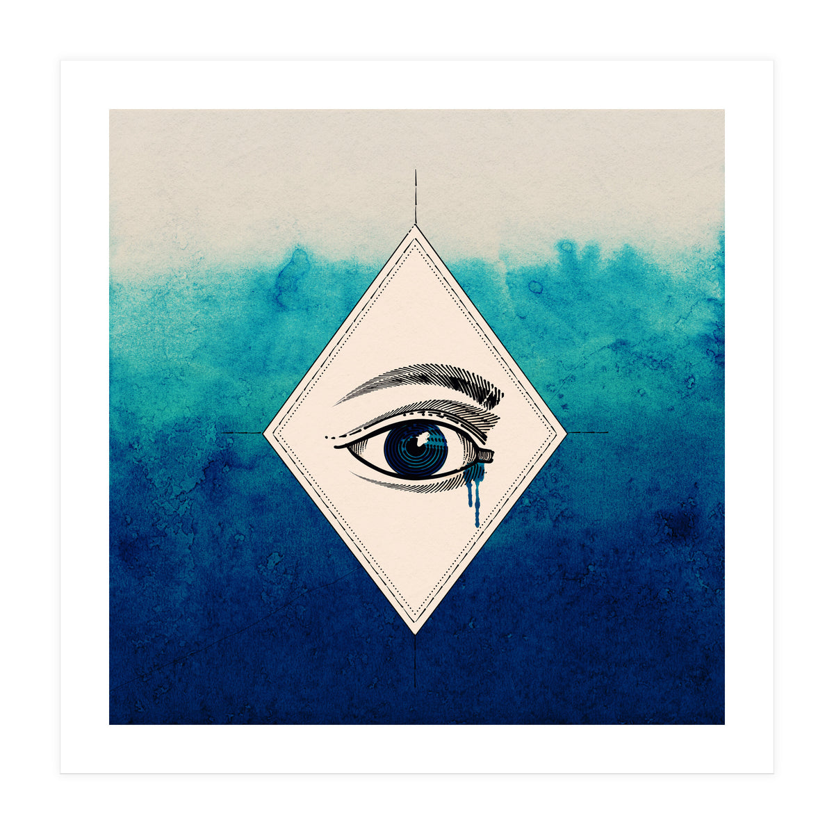 I am watching you square (Print Only)