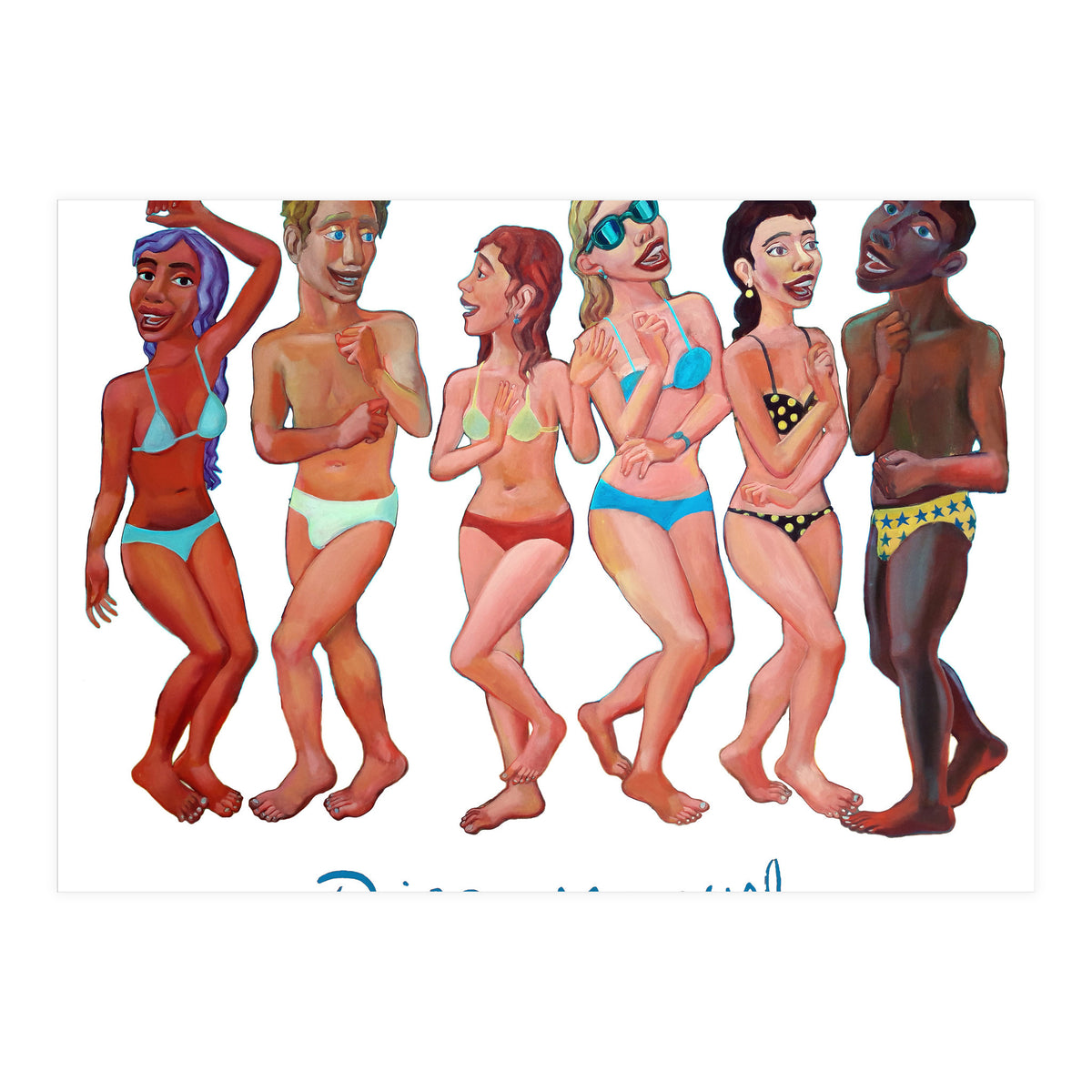 Fiesta En La Playa 2b (Print Only)