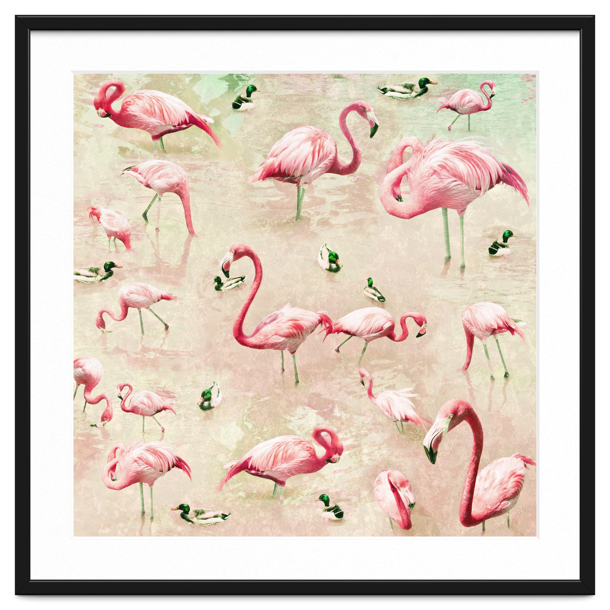 Flamingos Vintage Pink