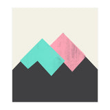 Pastel Mountains I (Print Only) thumbnail