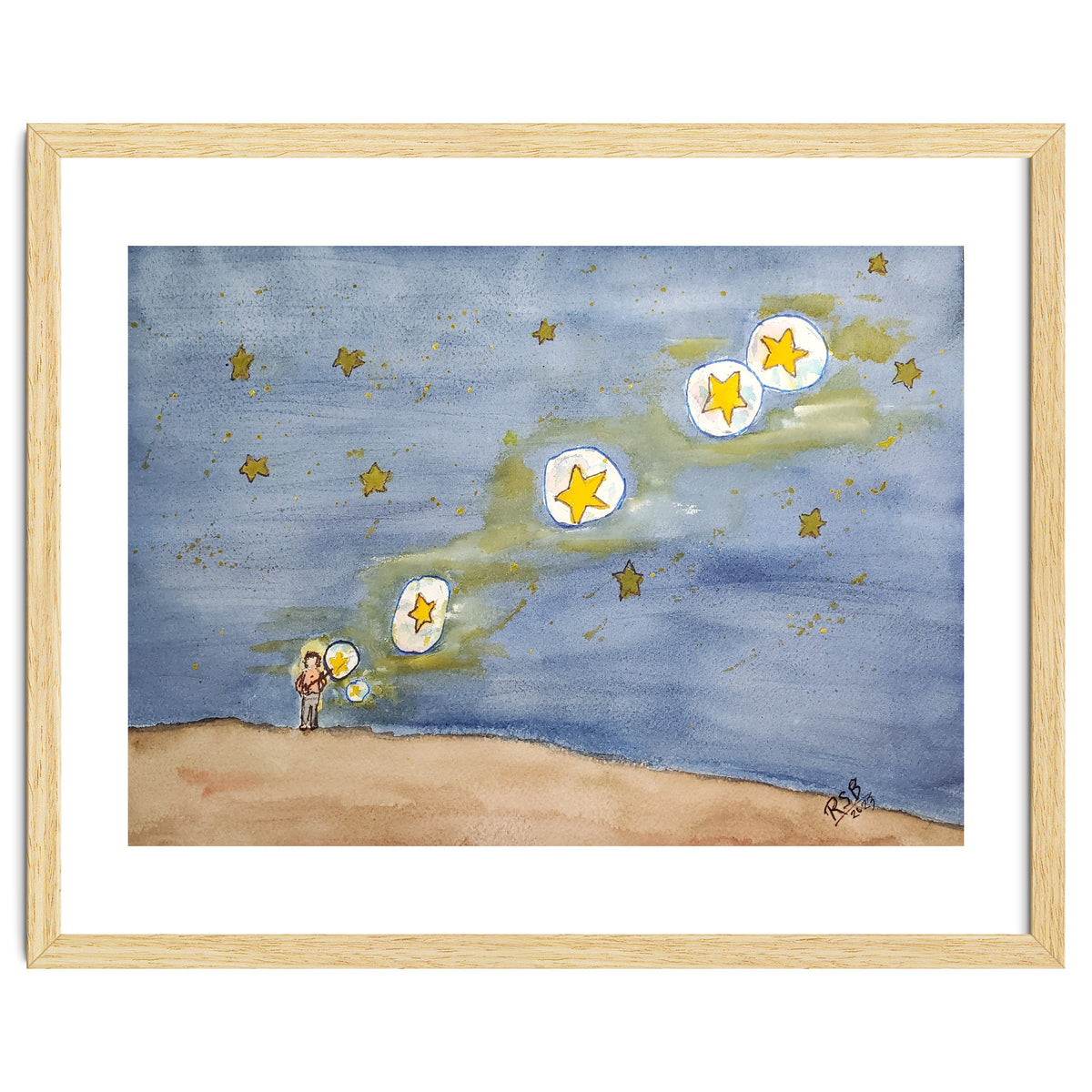 He Dipped the Bubble Wand, Waved his Arm, and Filled the Sky With Stars