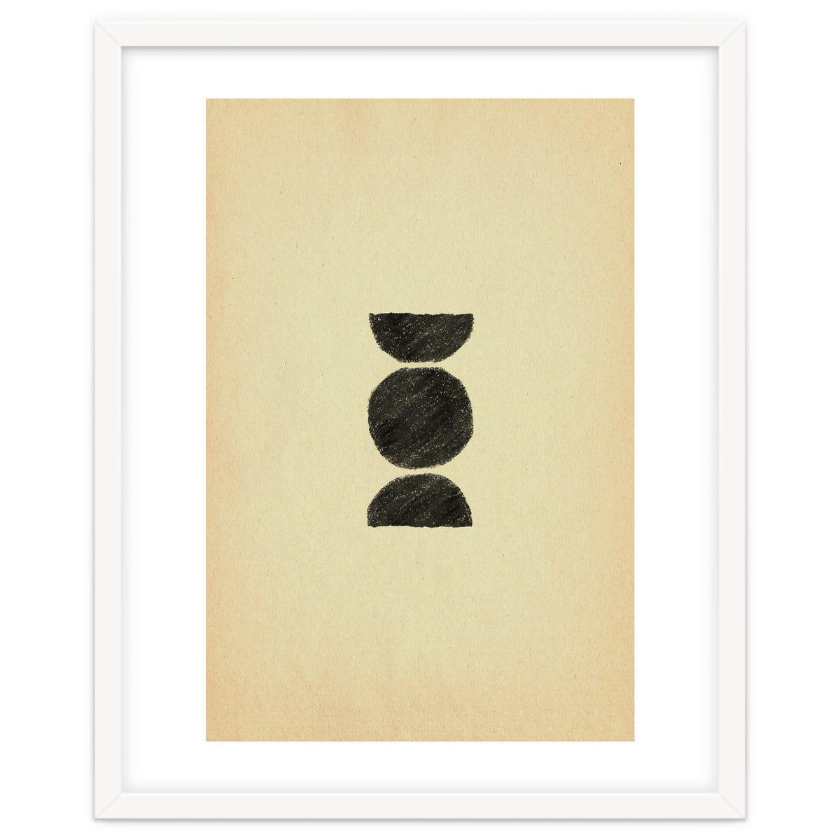 Abstract mid-century modern shapes