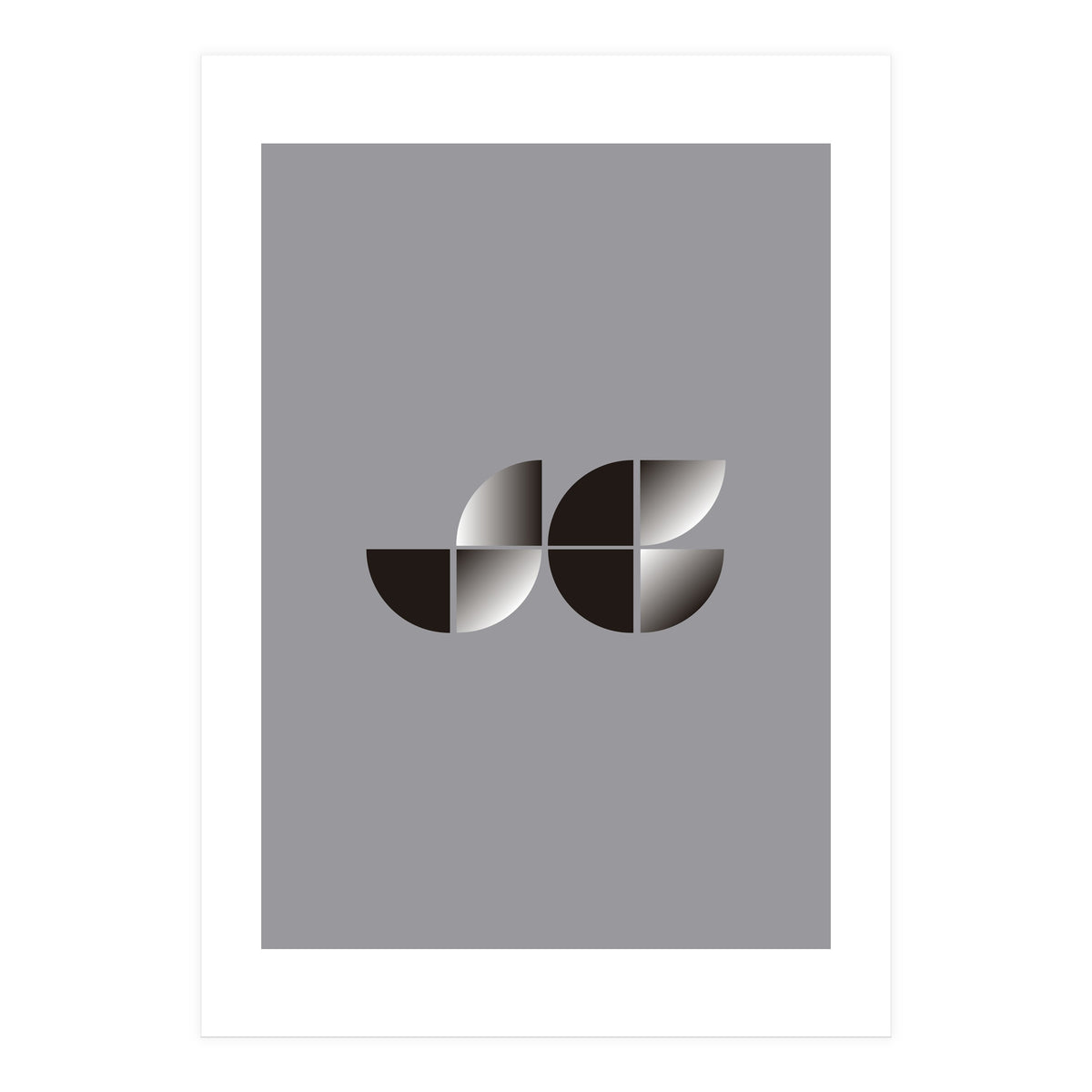 Abstract modern BW31 (Print Only)