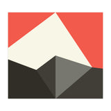 Geometric Shapes No. 77 - pink & grey (Print Only) thumbnail