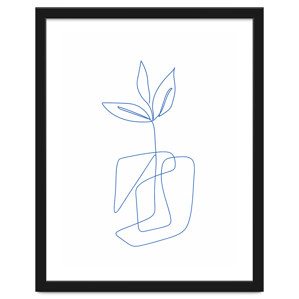 One Line Art Botanical II