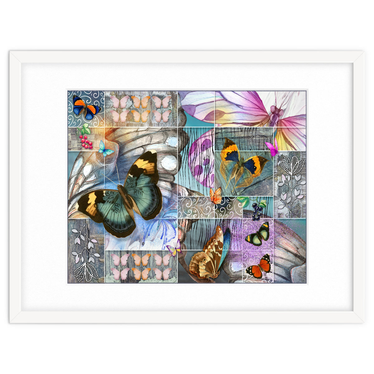 Butterfly Wings Collage