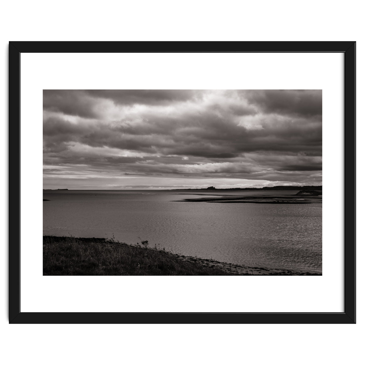 Bamburgh Castle from Holy Island