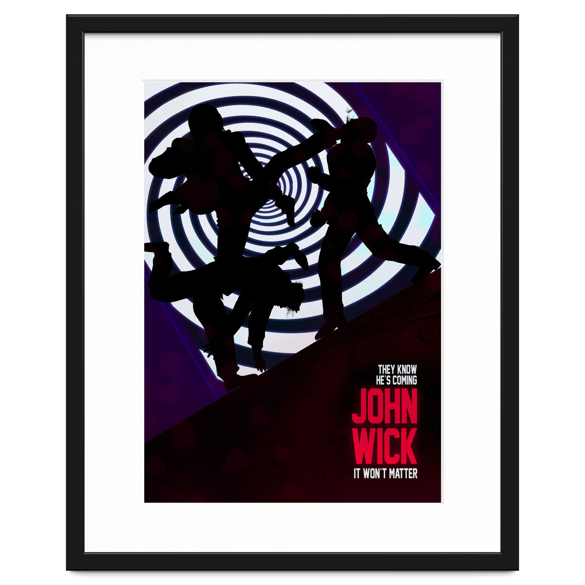 John Wick Minimal Movie Poster