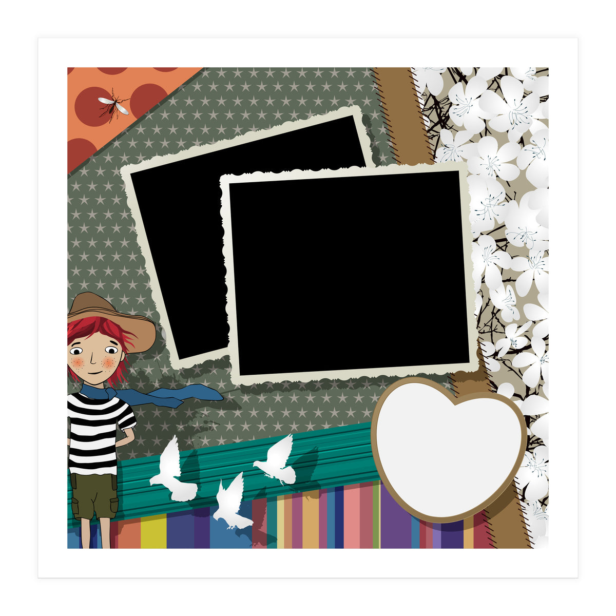 Vintage Photos Collage (Print Only)