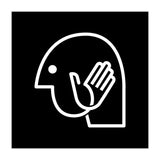 Head Hand_Black (Print Only) thumbnail