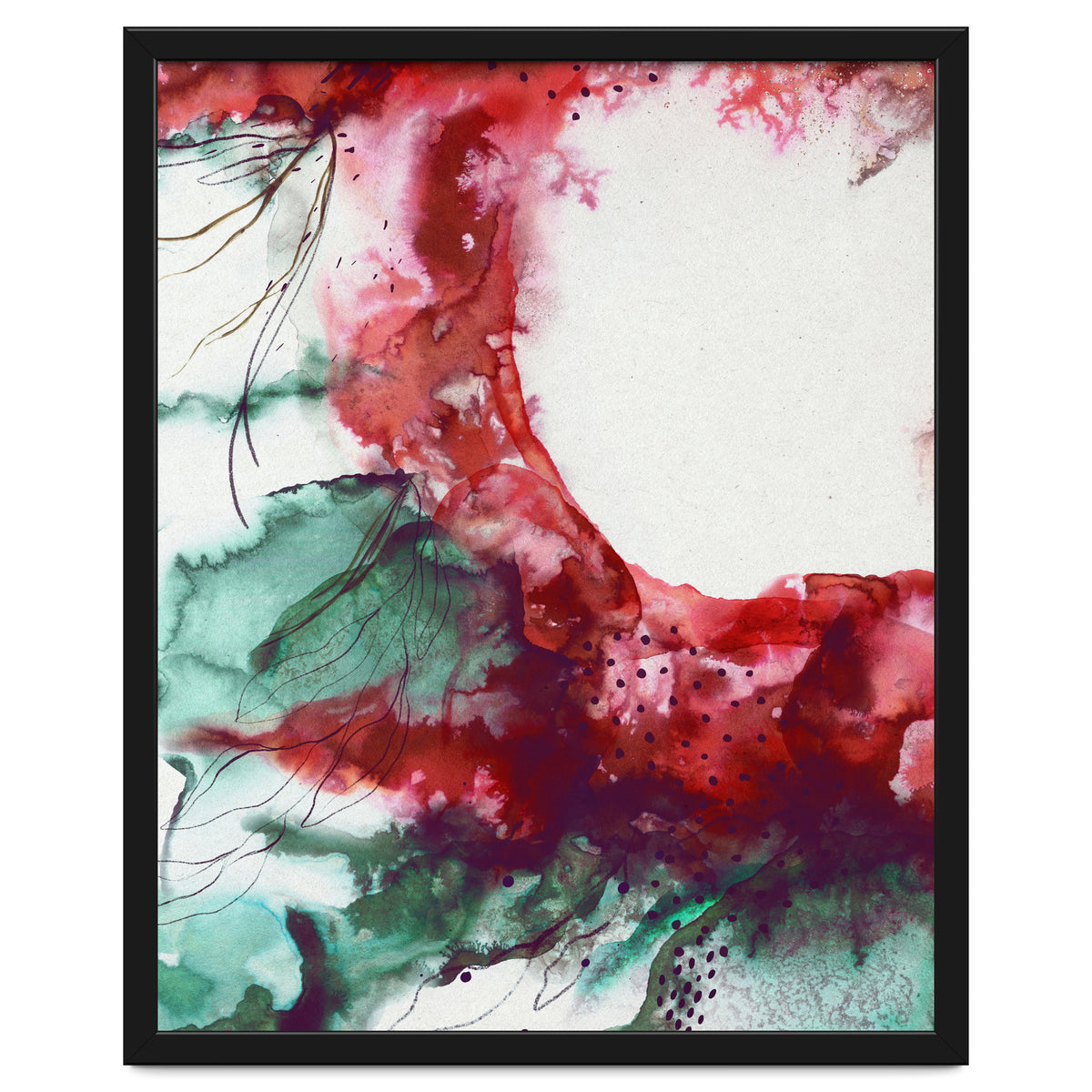 Abstract floral explosion