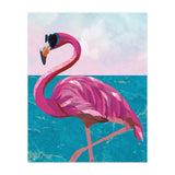 Flamingo on holiday (Print Only) thumbnail