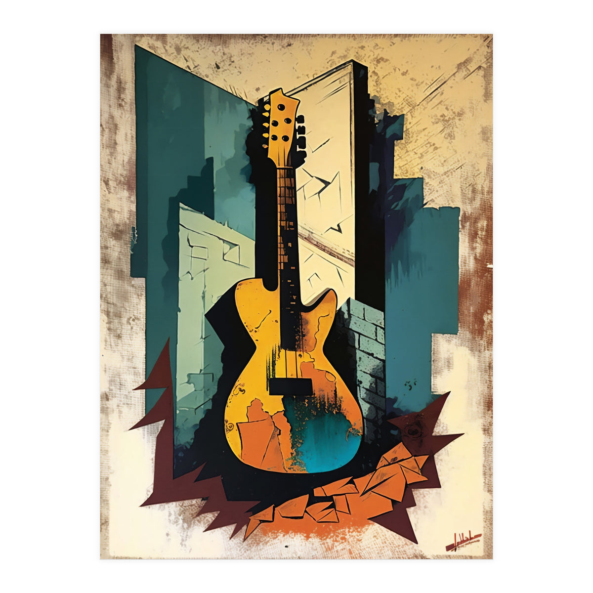 Guitar (Print Only)