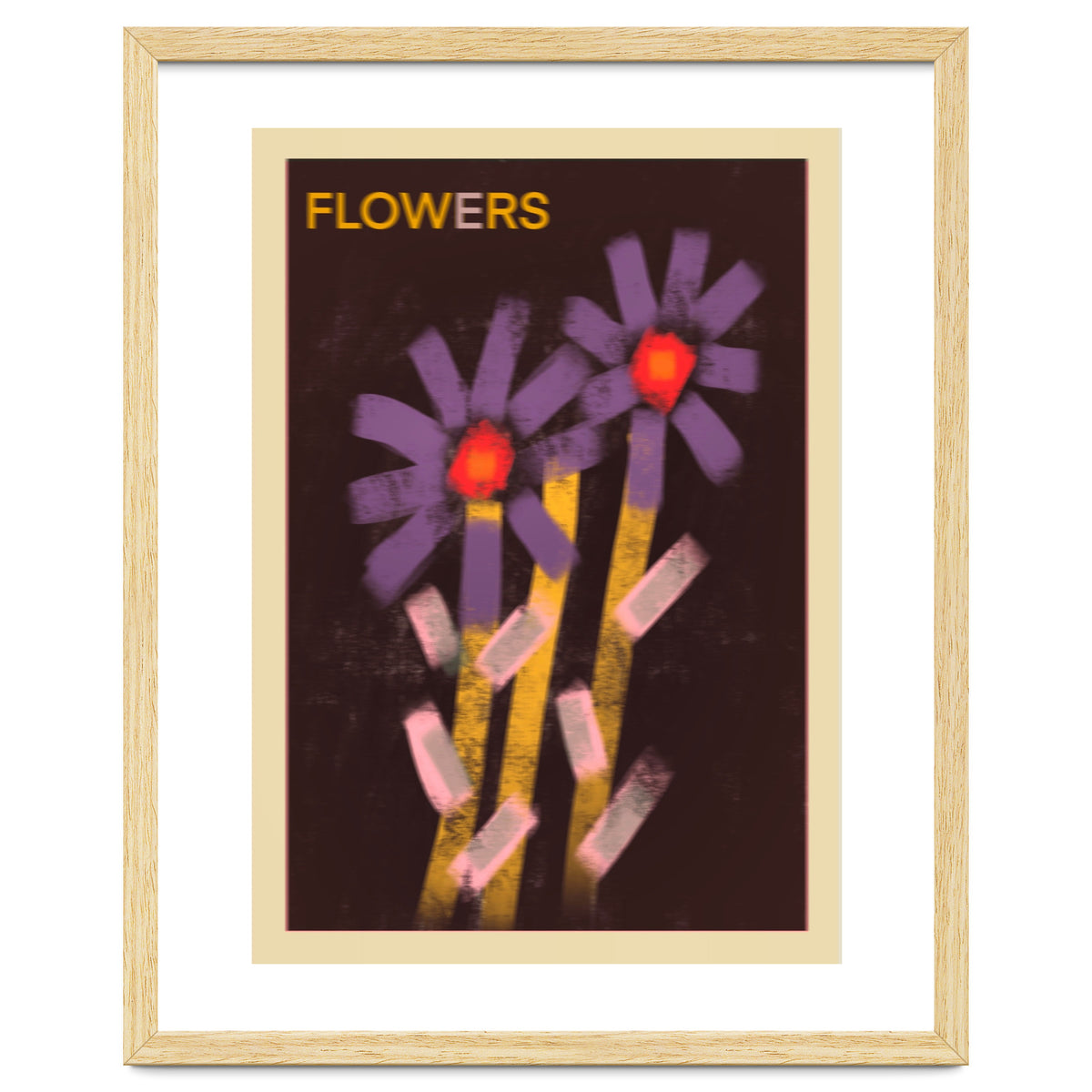 Blurry flowers