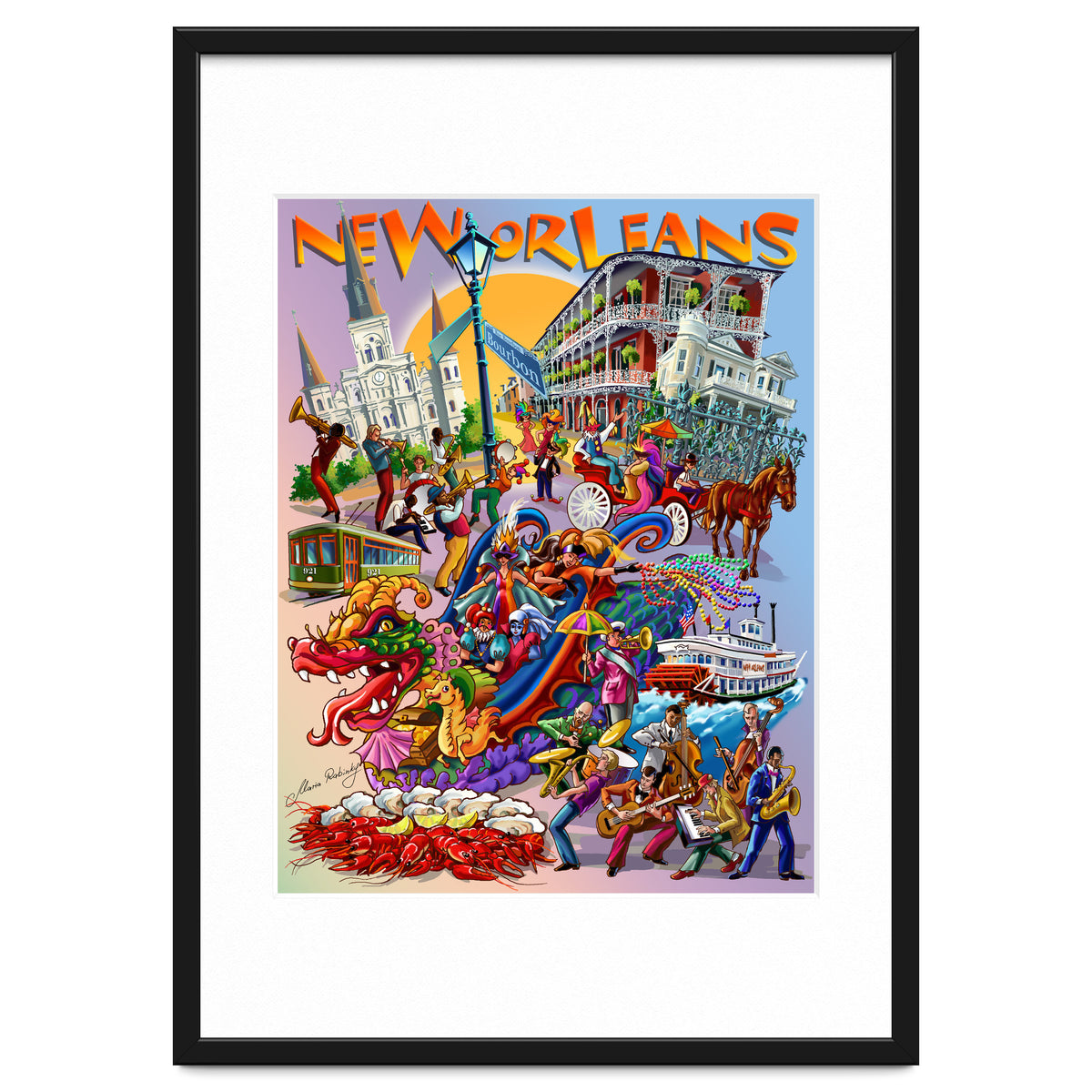 New Orleans Illustration