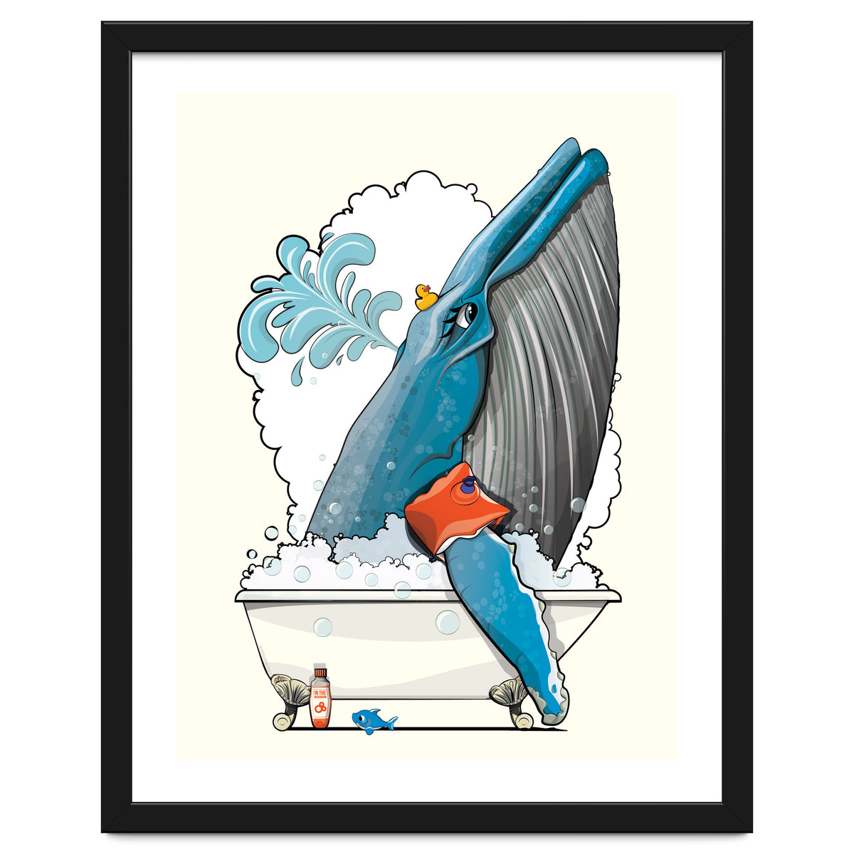 Blue Whale in the Bath