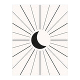 MOON IN LINES - BLACK (Print Only) thumbnail