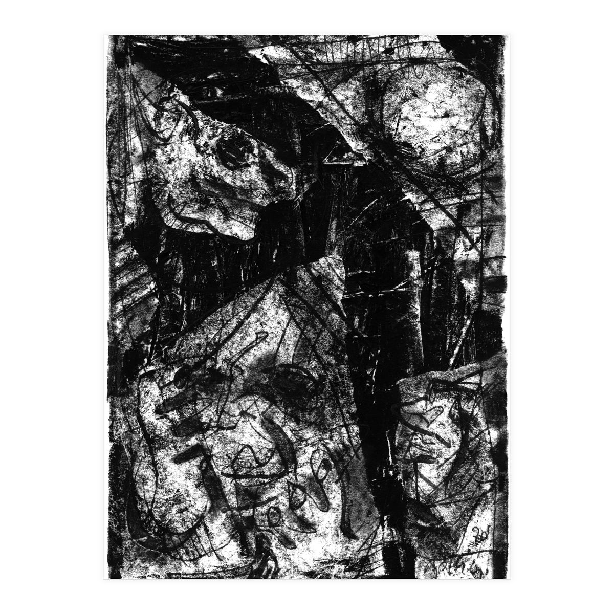 Fright - b&w (Print Only)