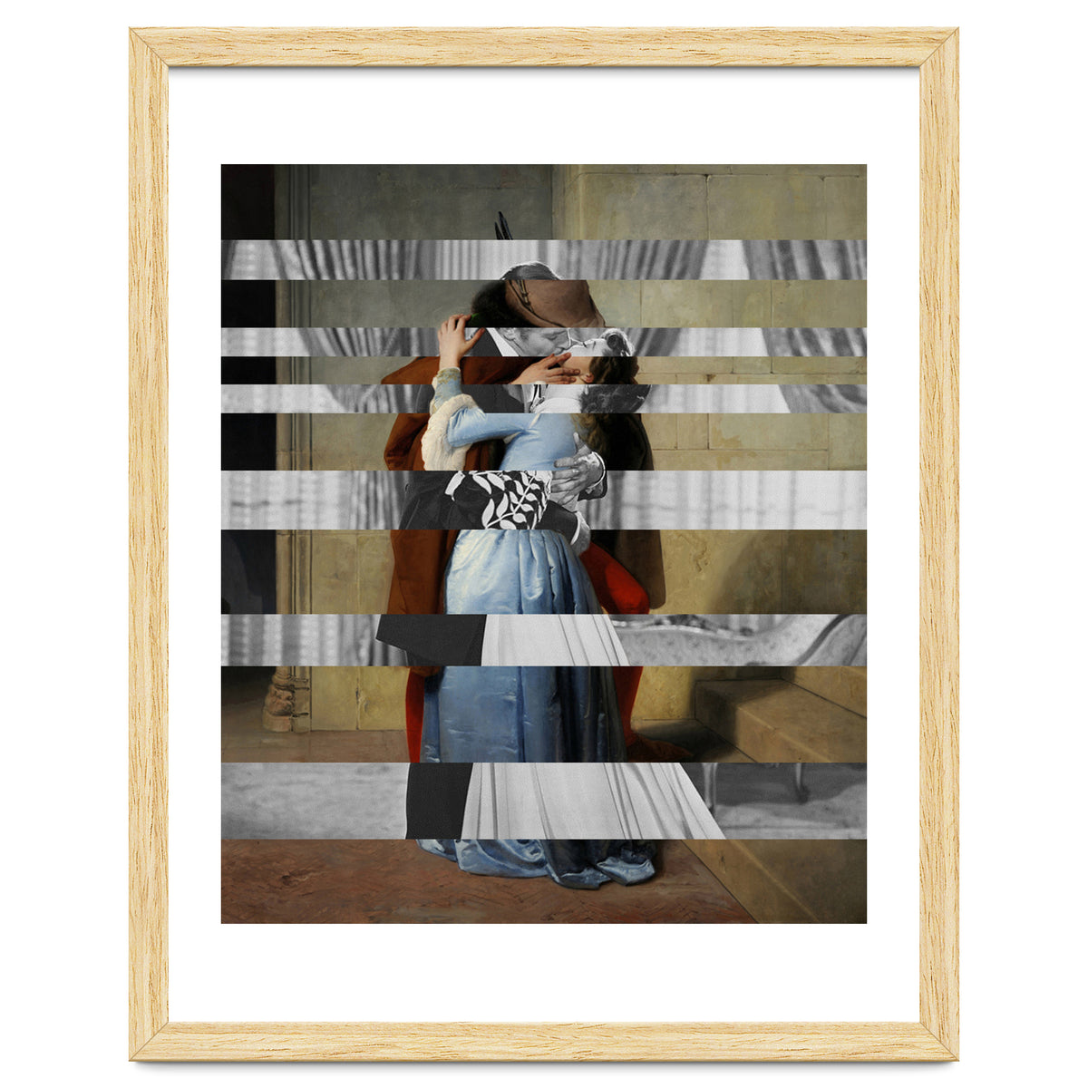 Hayez's "The Kiss" & Clark Gable and Vivien Leigh