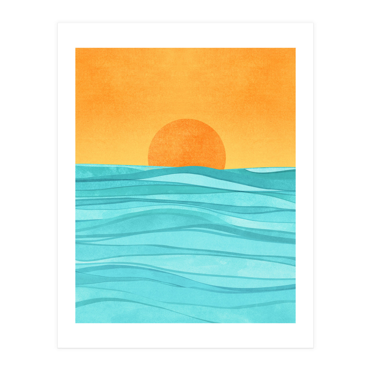 Coastal Sunset (Print Only)