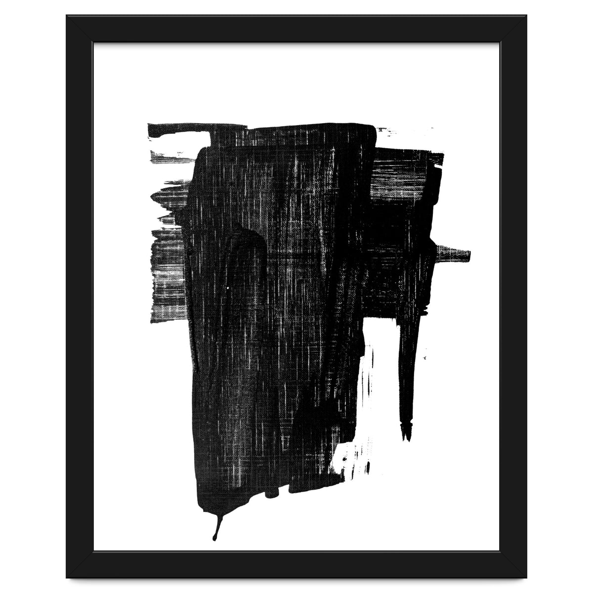 Minimalist Textured Brushstroke Art #2