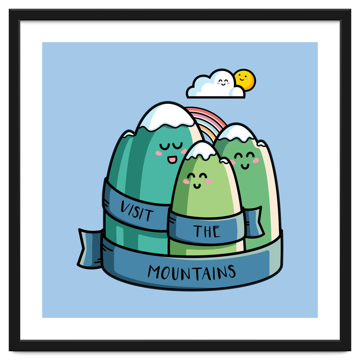 Kawaii Cute Visit the mountains